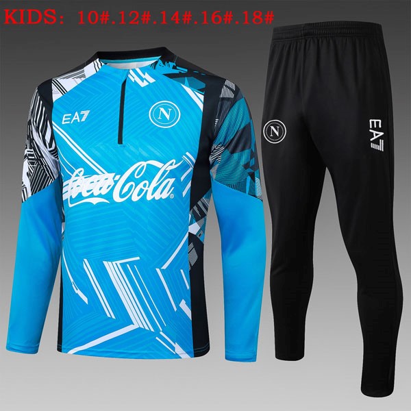 Ninos Sudadera De Training Napoli 2025/26 Azul